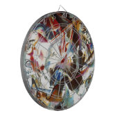 Abstracte samenstelling Kandinsky VI Dartbord (Voorkant Links)