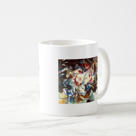 Abstracte samenstelling Kandinsky VI Koffiemok (Voorkant rechts)