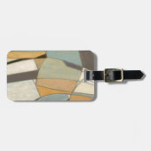 Abstracte samenstelling met gedempte kleuren bagagelabel (Voorkant horizontaal)