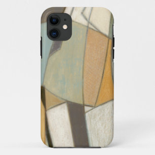 Abstracte samenstelling met gedempte kleuren iPhone 11 hoesje