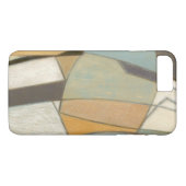 Abstracte samenstelling met gedempte kleuren Case-Mate iPhone case (Achterkant (Horizontaal))