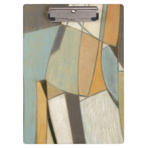 Abstracte samenstelling met gedempte kleuren klembord