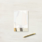 Abstracte samenstelling met gedempte kleuren post-it® notes (Op bureau)