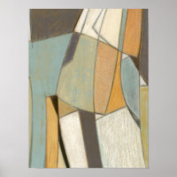 Abstracte samenstelling met gedempte kleuren