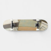 Abstracte samenstelling met gedempte kleuren skateboard (Horizontaal)