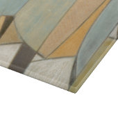 Abstracte samenstelling met gedempte kleuren snijplank (Hoek)
