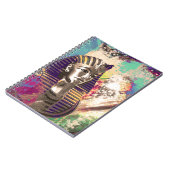 Abstracte samenstelling van King Tut Mask Notitieboek (Linkerzijde)