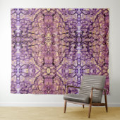Abstracte schilderijen, rood-Violet Inzicht Wandkleed (In Situ (horizontaal))