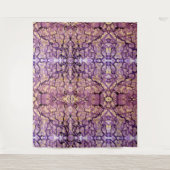 Abstracte schilderijen, rood-Violet Inzicht Wandkleed (Voorkant)