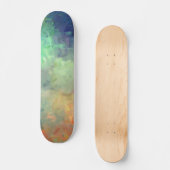 Abstracte schilderkleuren #18 skateboard (Voorkant)