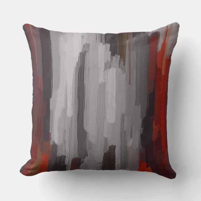 Abstracte schilderkleuren #6 kussen (Voorkant)