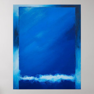 Abstracte schilderkunst, Abstracte moderne kunst w Poster