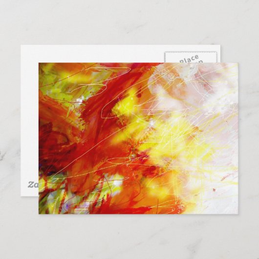 Abstracte schilderkunst Briefkaarten (Voorkant / Achterkant)