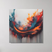 Abstracte schilderkunst canvas afdruk (Voorkant)