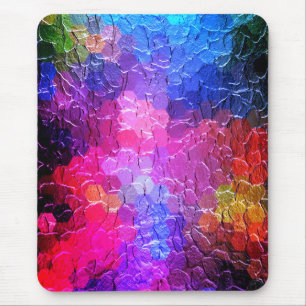 Abstracte Schilderkunst   Dynamisch Kleurrijk Muismat