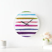 Abstracte schilderkunst grote klok (Huis)