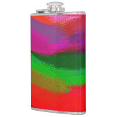 Abstracte schilderkunst heupfles (Links)