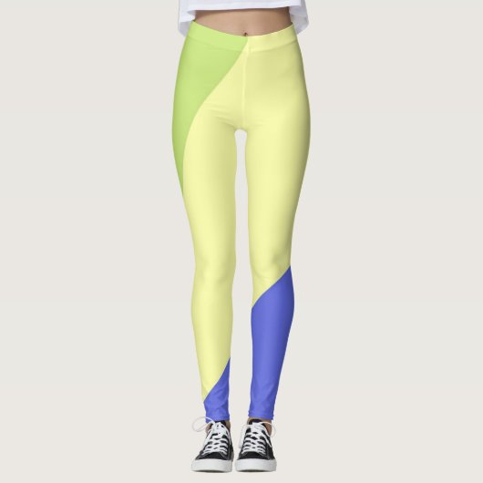 abstracte schilderkunst leggings (Voorkant)