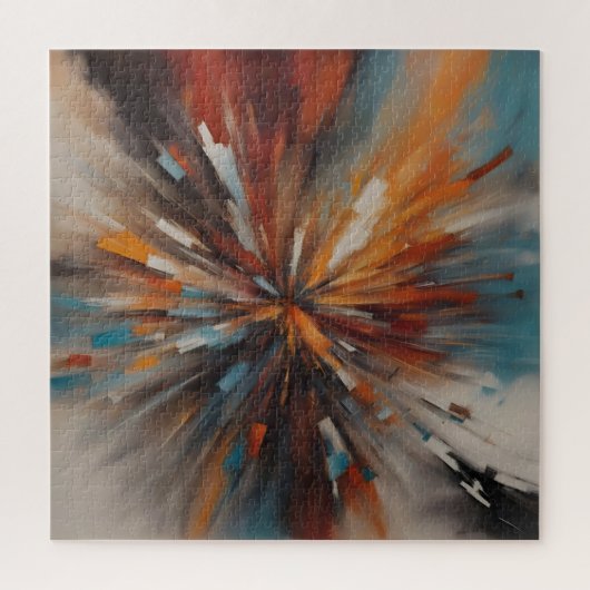Abstracte schilderkunst legpuzzel (Verticaal)