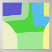 abstracte schilderkunst poster (Voorkant)