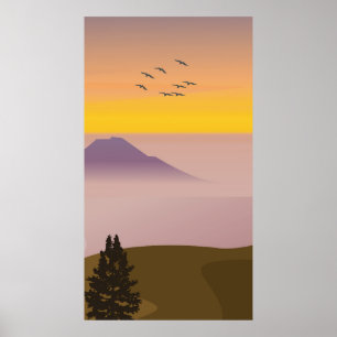 Abstracte schilderkunst poster
