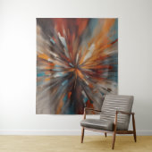 Abstracte schilderkunst wandkleed (In situ)