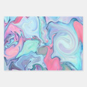 Abstracte schilderverven inpakpapier vel (Voorkant 3)