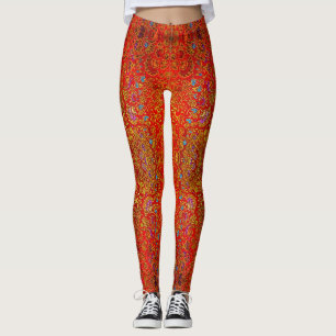 Abstracte schitterende monsters leggings