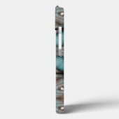 Abstracte Sci-fi Turquoise Star Windmill Case-Mate iPhone Case (Achterkant / Links)