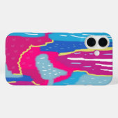 Abstracte seizoenskappers Case-Mate iPhone case (Achterkant (horizontaal))