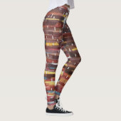Abstracte Sepia Leggings (Rechts)