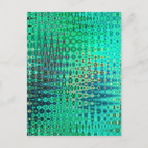 Abstracte Shimmer Briefkaart