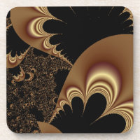 Abstracte Shimmering Gold Parachutes
