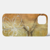 Abstracte Silhouette schilderen op Tan-achtergrond Case-Mate iPhone Case (Achterkant (horizontaal))