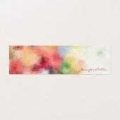  Abstracte Sjabloon Modern Handgeschreven Script Visitekaartjes (Buitenkant ongevouwen)