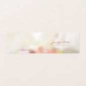  Abstracte Sjabloon Modern Handgeschreven Script Visitekaartjes (Binnenkant ongevouwen)