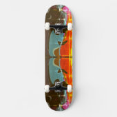 Abstracte skateboardgraffiti skateboard (Voorkant)