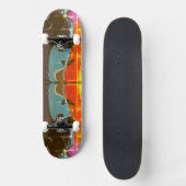 Abstracte skateboardgraffiti skateboard (Voorkant)
