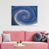 Abstracte Sky Twirl Canvas Afdruk (Insitu (Woonkamer))