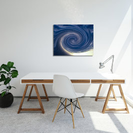 Abstracte Sky Twirl Canvas Afdruk