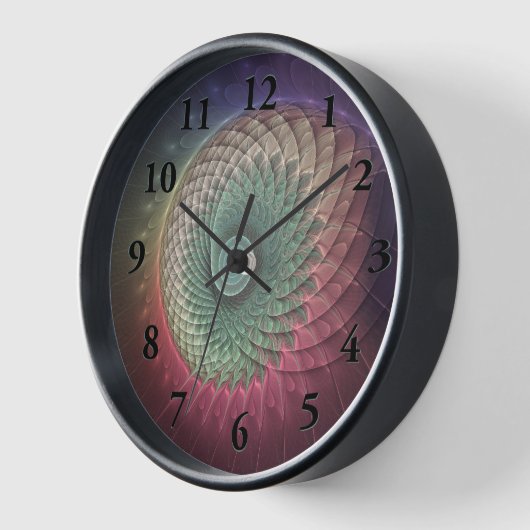 Abstracte slak Kleurrijke Moderne Fractal Art (Hoek)