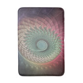 Abstracte slak Kleurrijke Moderne Fractal Art Badmat (Voorkant Verticaal)