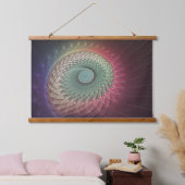 Abstracte slak Kleurrijke Moderne Fractal Art Hangend Wandkleed (Slaapkamer)