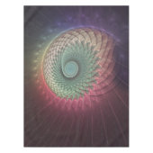 Abstracte slak Kleurrijke Moderne Fractal Art Tafelkleed (Voorkant)