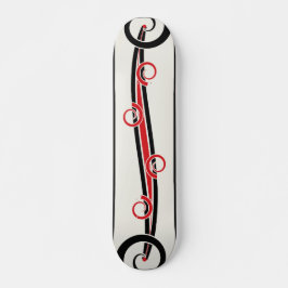 Abstracte Slangachtige Stroom Skateboard