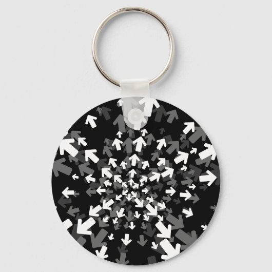 Abstracte Sleutelhanger richting (Voorkant)