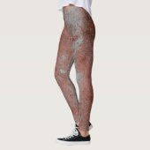 Abstracte slijptextuur leggings (Links)