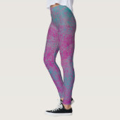 Abstracte slijptextuur leggings (Links)