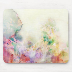 Abstracte slijptextuur met waterverf verf muismat