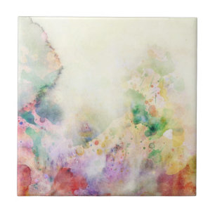 Abstracte slijptextuur met waterverf verf tegeltje